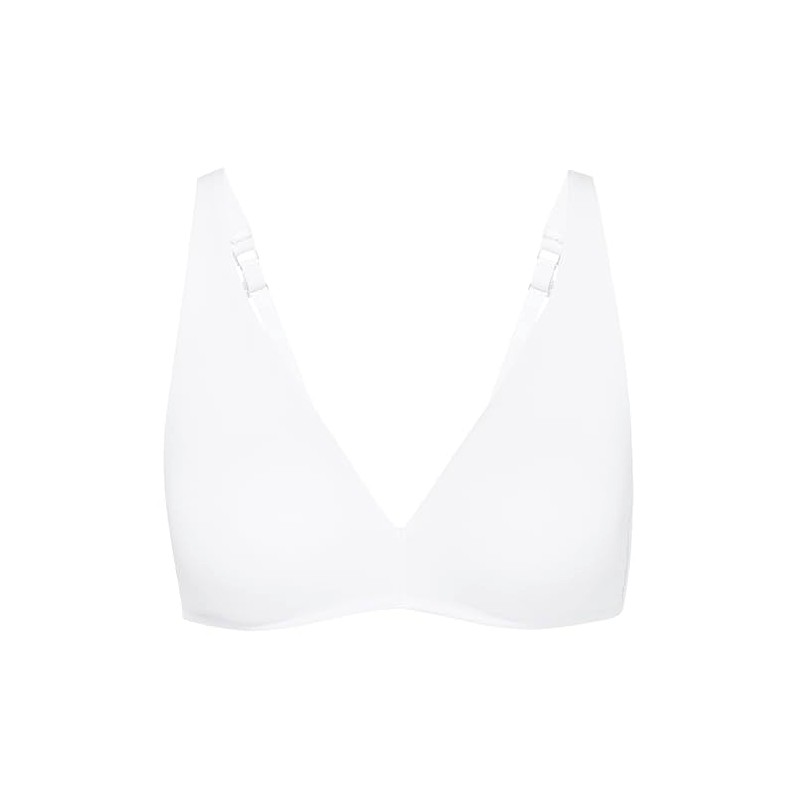 CALIDA Natural Comfort Women's Triangle Shaped Soft Bra Adjustable Straps