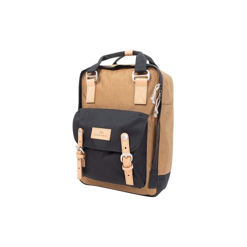 Doughnut Macaroon Euro 16 Backpack 38 cm Khaki x Black,