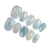 Herbeluemily Nail Tip, Short, Handmade, 3D Storage Case, 10 Pieces,