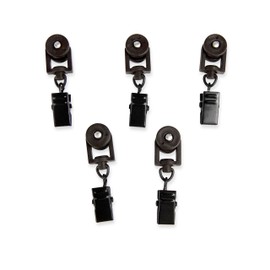 Rod Desyne 10 Sliders for CH Track Traverse Rods, Black