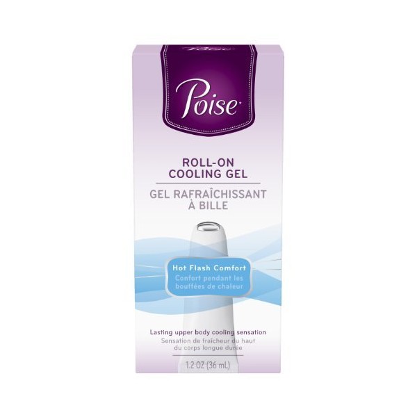 Poise Roll-on Cooling Gel, 1.217 Fluid Ounce (2 Pack)