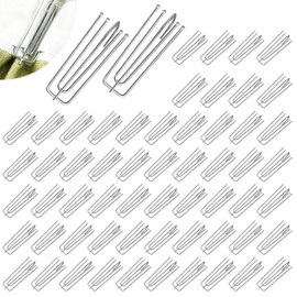 Pmueuff Curtain Hooks Metal, Pack of 60 Stainless Steel Curtain Hooks with 4-Prong Design Pinch Curtain Hooks Shower Curtain Hooks Curtain Hooks Pleated Hooks Curtain Hooks for Curtains and Curtain