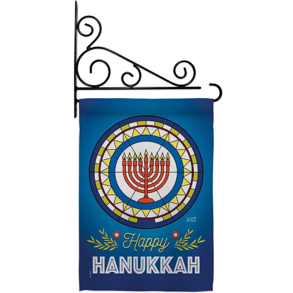 Hanukkah Wall Art Chanukah Gifts Home Decor Banner Room Flag