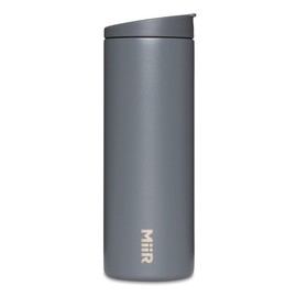 MiiR, Flip Traveler, Double-Wall Vacuum Insulated with Leakproof Lid, BPA-Free Stainless Steel Construction, Basal, 16 Fluid Ounces