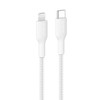 Belkin USB-C to Lightningケーブル 編組PCR 2M ホワイト CAA022fq2MWH