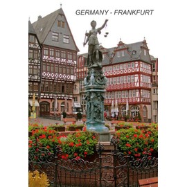 Germany German Deutschland Fridge Refrigerator Magnets Grp 1 (1 Piece, City: FRANKFURT #GER10)