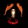 Portable Lamp Light Compact Butane Gas Light Lantern Outdoor Use