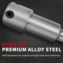 S&F STEAD & FAST Annular Cutter Arbor, Morse Taper MT3 to 3/4 Inch Weldon Shank, Annular Cutter Adapter Used on Drill Press for Annular Cutters