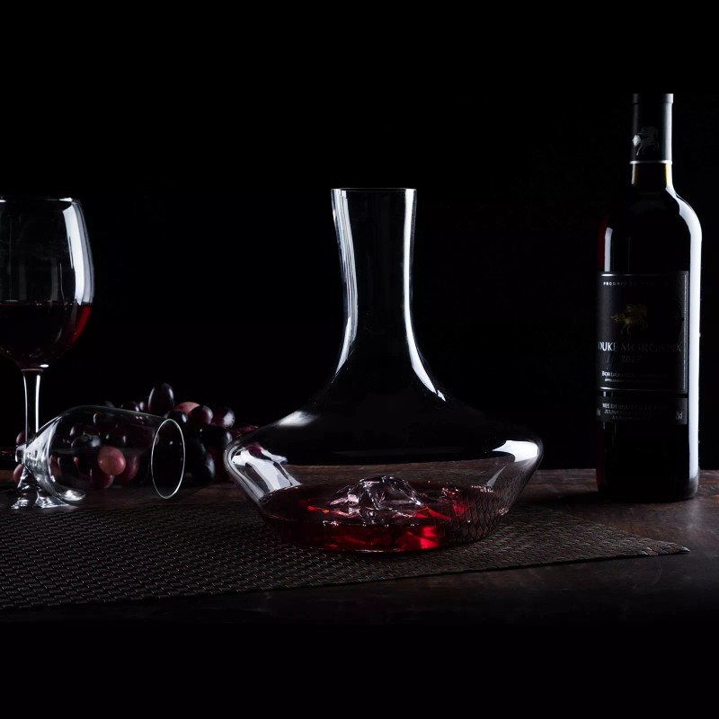 NEW PACIFIC YOUYAH YouYah Iceberg Wine Decanter Set with Aerator