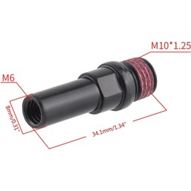 4Pcs Bike Brake Screw, Bike Brake Pivot, Steel Frame Brake Pivot Bolts Frame Post Mount, Bolt M8 M10 Fork for V Brake Systems Column Brake Parts