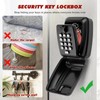 GIBOHOM Key Safe with Number Code, Key Safe Wall Mounted