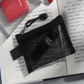 Mini mesh pouch coin purse / 미니 메쉬 파우치 동전 지갑