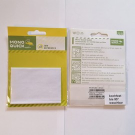 Iron-On Patch Boil-proof White – Iron-On Patch, Iron-On Patch, Appliqués, Patches, for Iron-on, Size: 8.5 x 25.0 cm