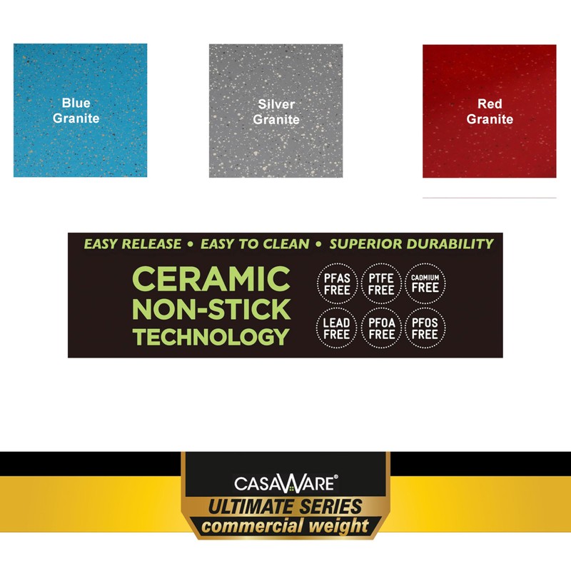 casaWare 11.5 x 11.5 x 1.5-Inch (Exterior) Square Multipurpose Pan,