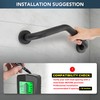 Grab Bars for Bathtubs and Showers- 1-1/4 x 16 Angled