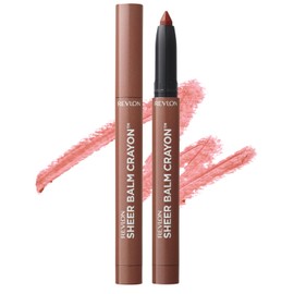 Revlon Sheer Balm Crayon 009 Bonbon Chocolate (Color Image: Brown Red) Lip Color Lip Liner Lip Balm 0.04 oz (1.1 g)