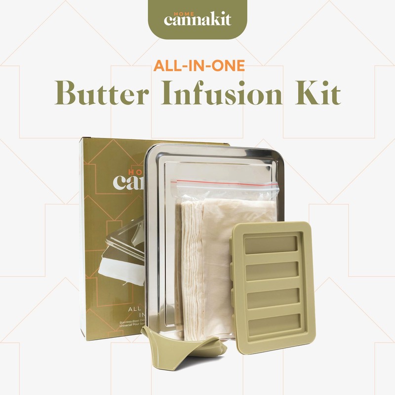 HomeCannaKit - All-Inclusive Herbal Infused Butter Kit, DIY Herbal Butter