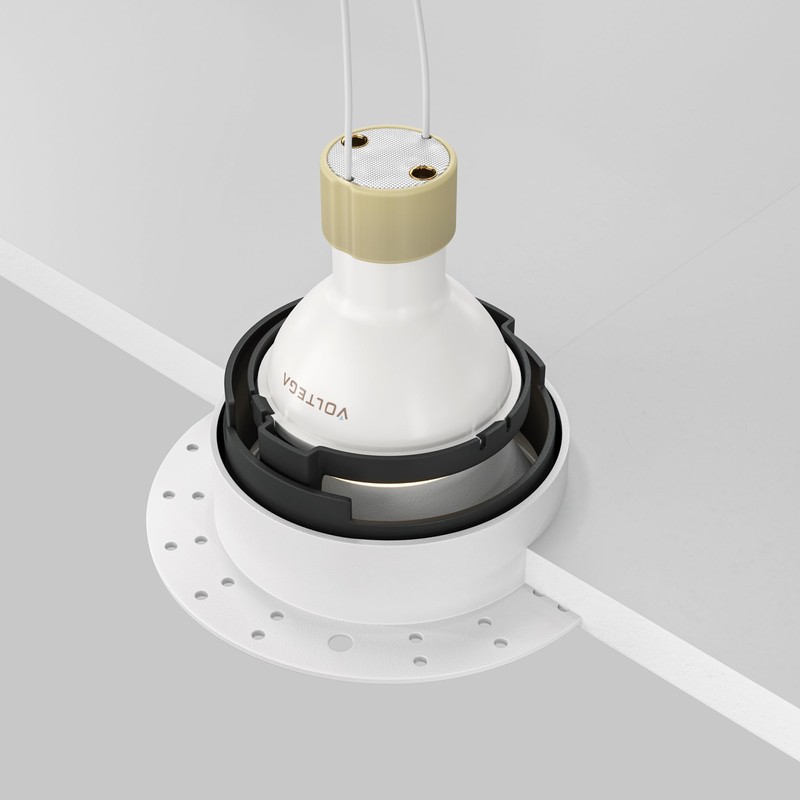 Maytoni Modern Recessed Spotlight Share 1x GU10 Excl. White Aluminium