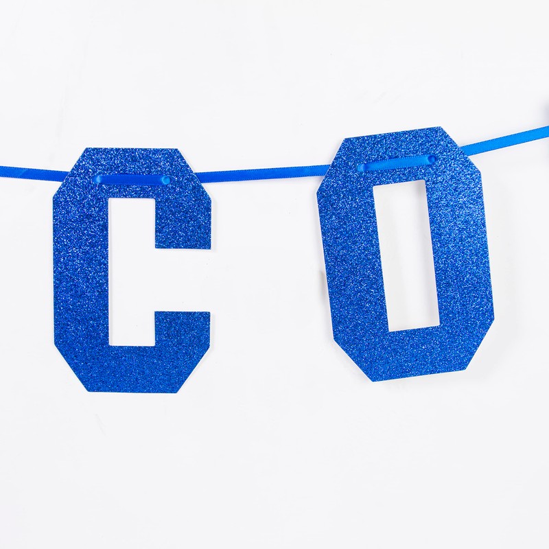 Gexolenu Blue Class of 2023 Graduation Theme Party Decoration Banner,