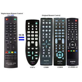 New GXFA GXBD GXBM CS-90283-1T Replacement Remote Control fit for Sanyo LCD LED HDTV DP42D23 DP32242 DP46142 DP32640 DP32642 DP42142 DP42740 DP42841 DP46841 DP47840 DP50741 DP50842 FVM3982 FVM4212