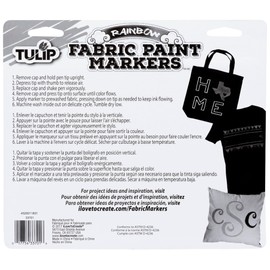 Tulip T33701 Fabric Markers Opaque 15Pk Multi