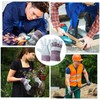Jiuguva 48 Pairs Leather and Cotton Work Gloves Bulk Gardening