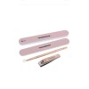 Tweezerman Rose Gold Manicure Set NEW Clipper File Buffer Pushy