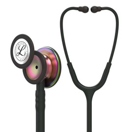 3M Littmann - 5870 Classic III Estetoscopio, Acabado Arcoiriís , Tubo Negro, 27