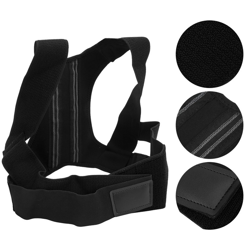 Back Support Sitting Posture Corrector Strap Brace Adjustable for Man