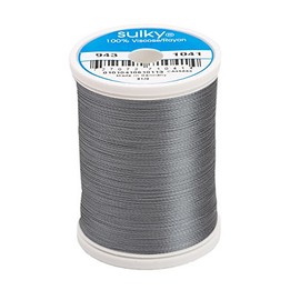 Sulky Of America 268d 40wt 2-Ply Rayon Thread, 850 yd, Medium/Dark Grey
