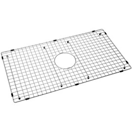 Serene Valley Sink Bottom Grid 24-9/16" X 14-7/16", Centered Drain with Corner Radius 3/8", Sink Protector NDG2515C
