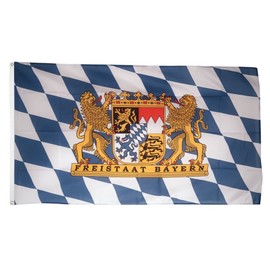 Bavaria Freistaat Bayern Flag 3'X5' Bavarian Free State Banner
