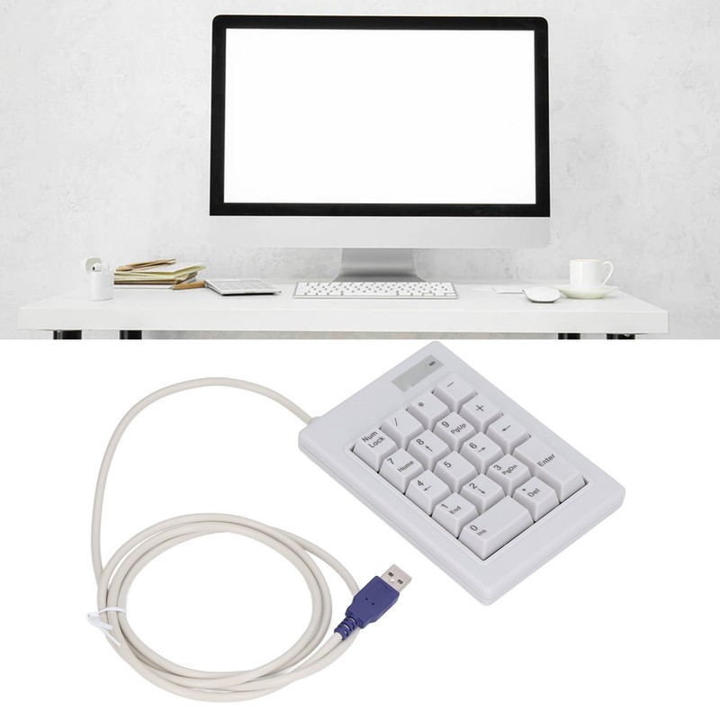 Mechanical Numpad 18 Keys Linear Action Switch USB Port Splashproof