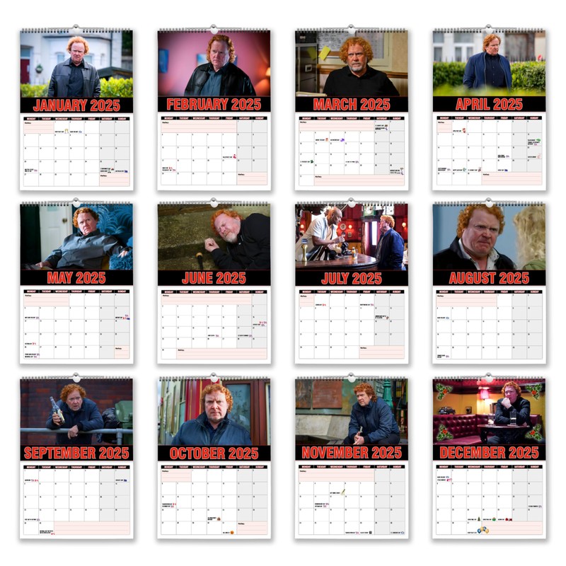 The Calendar King // Phil Hucknall - 2025 Wall Calendar