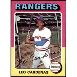 1975 Topps # 518 Leo Cardenas Texas Rangers (Baseball Card) NM/MT Rangers