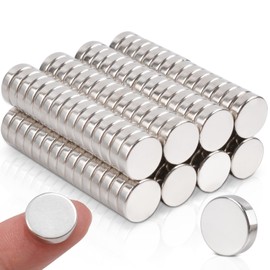 100 Stück Magnete Stark 10x3mm Neodym Magnete Extra Stark Magneten Klein Rund Mini Magneten für Magnettafel, Kühlschrank, Whiteboard, Fotos, Büro, Pinnwand