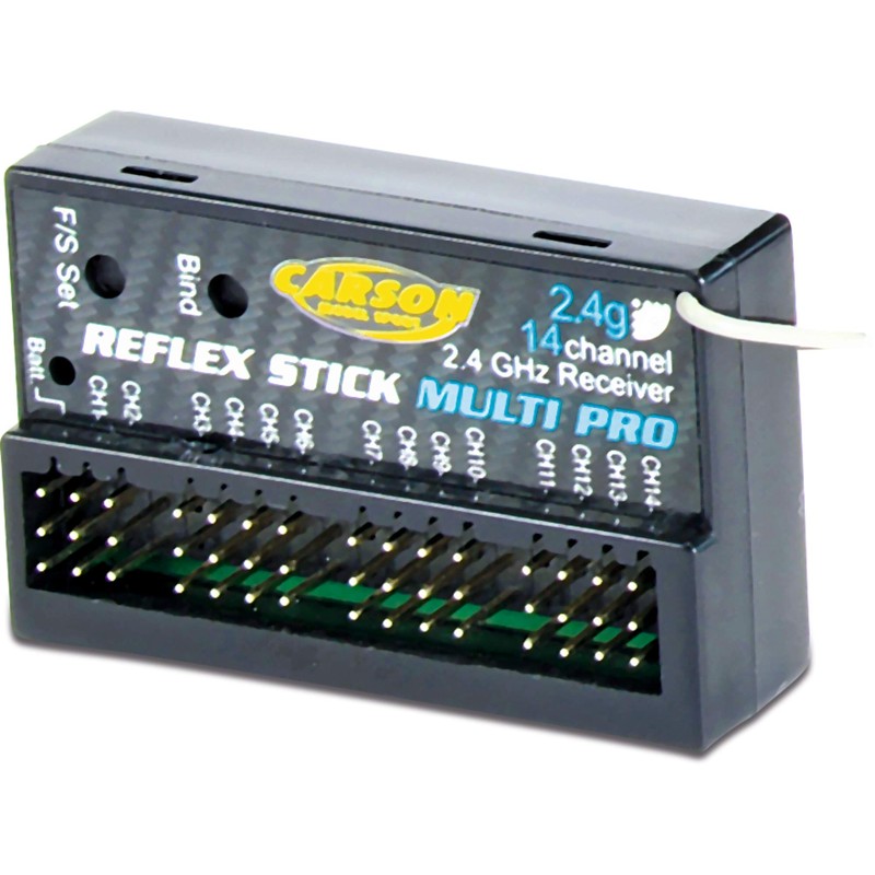 Carson 500501003 - Reflex Stick Multi Pro 2.4 GHz, 14