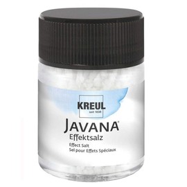 KREUL 8131 - Javana Effektsalz, 60 g im Glas, zauberhafte Muster mit Seidenmalfarbe