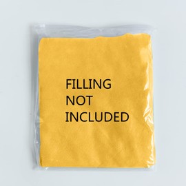 YuppieLife Big Durable Bean Bag Chairs Cover for Adults(Just Cover,No Filler) 4Ft Machine Washable Large Size Sofa Cover (Yellow)