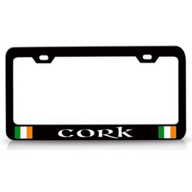 Custom Brother - Cork Ireland Irish Metal Car SUV Truck License Plate Frame Bl a76