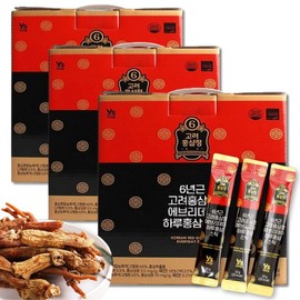 홍삼 농축액 6년근 고려 홍삼정 에브리데이 하루 홍삼스틱 50포 3박스 Red Ginseng Extract 6-Year-Old Korean Red Ginseng Every Day Ginseng Stick 50 Packs 3 Boxes