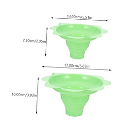 PACKOVE 20Pcs Ice Cream Flower Cups Durable Dessert Storage Cups for Smoothies Jelly and Snow Cones Made of Material for Parties and Events