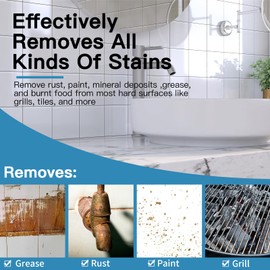 Yncotte Cleaning Screen, 5.5x4 Inch Upgraded Toilet Cleaner Hard Water 15PCS Toilet Ring Remover Abrasive Grit Mesh Pads for Bowls Griddle Household Stain Calcium Deposits Carbon Rust Scrubber