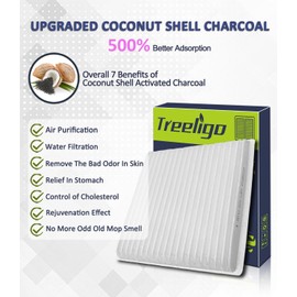 CF9846A Cabin Air Filter, Replacement for Toyota Prius 2001-2009 Sienna LE 2004-2009 4Runner 2003-2009 Endeavor Galant Tribeca Legacy, w/Upgraded Coconut Shell Activated Charcoal