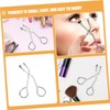 Mikinona 2Pcs Stainless Steel Partial Lash Curlers with Enhanced Grip