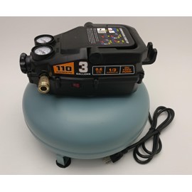 3 Gallon Pancake Air Compressor 120v 1/3hp 110psi 0.6CFM@90psi 84Db Portable Household Ideal For Tires Etc. JL Missouri Parts & Misc.