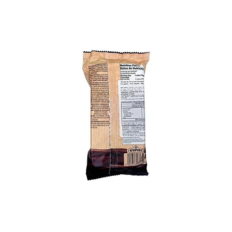 Kupiec Rice Cakes with Dark Chocolate, 90 g