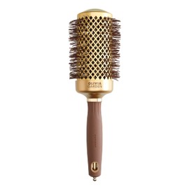 Olivia Garden - Expert Blowout Shine Gold & Brown Hairbrush - 55