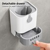 Wall Mounted Toilet Brush Set for Bathroom Cleaning – Flexible