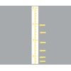 Height Wall Chart Decal in Yellow